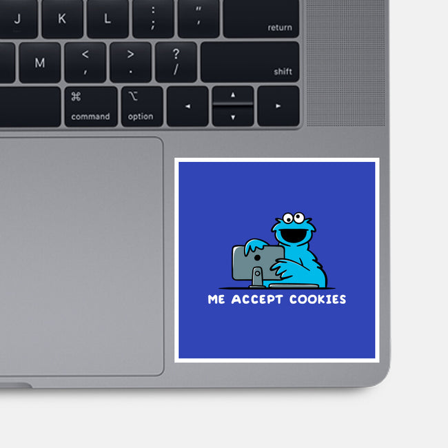 Me Accept Cookies-None-Glossy-Sticker-damglynn