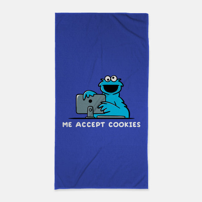 Me Accept Cookies-None-Beach-Towel-damglynn