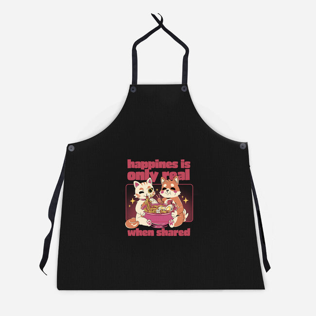 Happiness Shared-Unisex-Kitchen-Apron-yumie