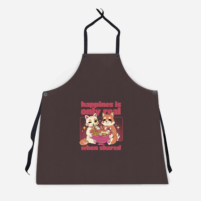 Happiness Shared-Unisex-Kitchen-Apron-yumie