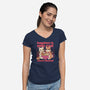 Happiness Shared-Womens-V-Neck-Tee-yumie