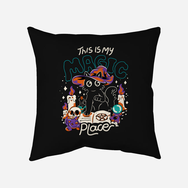 Magic Place-None-Removable Cover-Throw Pillow-yumie