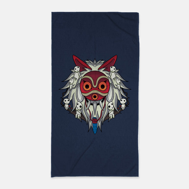 Masked Princess-None-Beach-Towel-fanfreak1