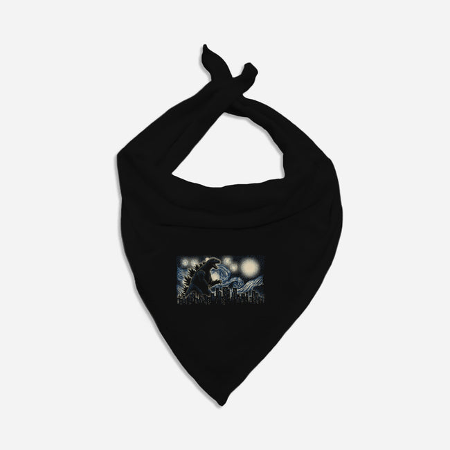 Starry Kaiju-Dog-Bandana-Pet Collar-fanfreak1