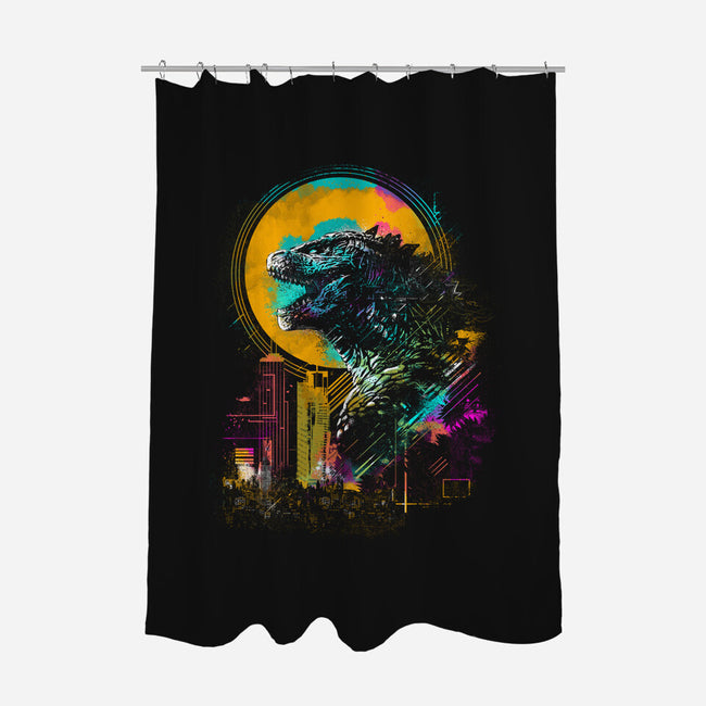 The Mighty Kaiju-None-Polyester-Shower Curtain-kharmazero