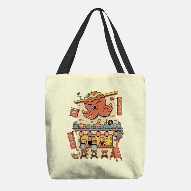 Takoyaki House-None-Basic Tote-Bag-vp021