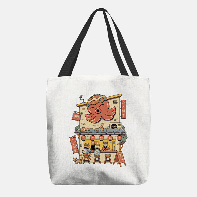 Takoyaki House-None-Basic Tote-Bag-vp021