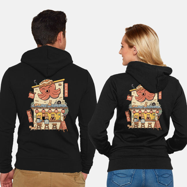 Takoyaki House-Unisex-Zip-Up-Sweatshirt-vp021