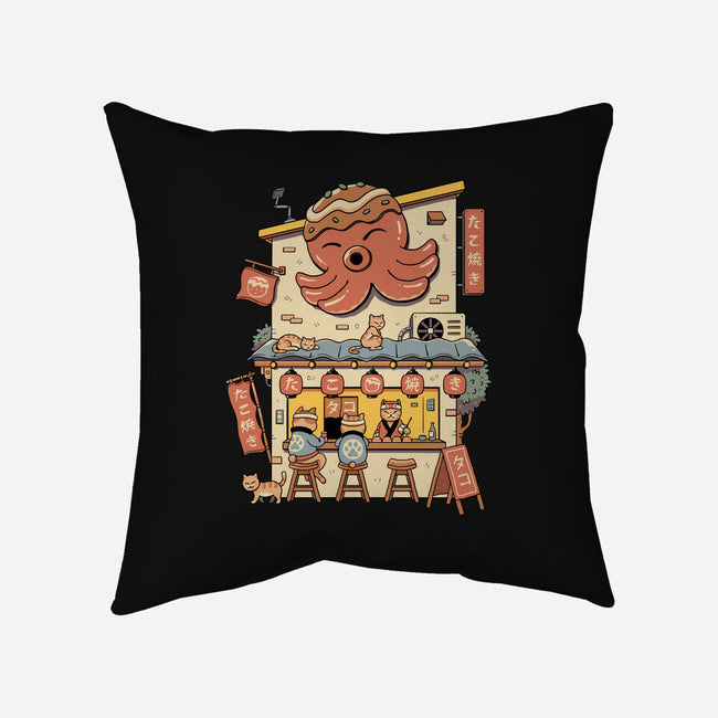 Takoyaki House-None-Removable Cover-Throw Pillow-vp021