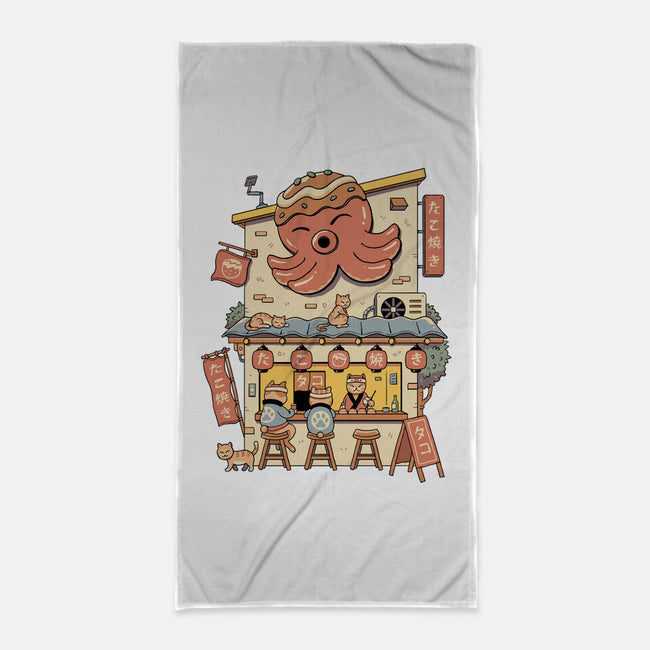 Takoyaki House-None-Beach-Towel-vp021