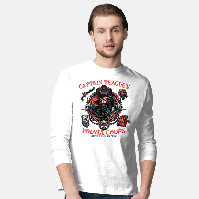 Pirata Codex-Mens-Long Sleeved-Tee-glitchygorilla