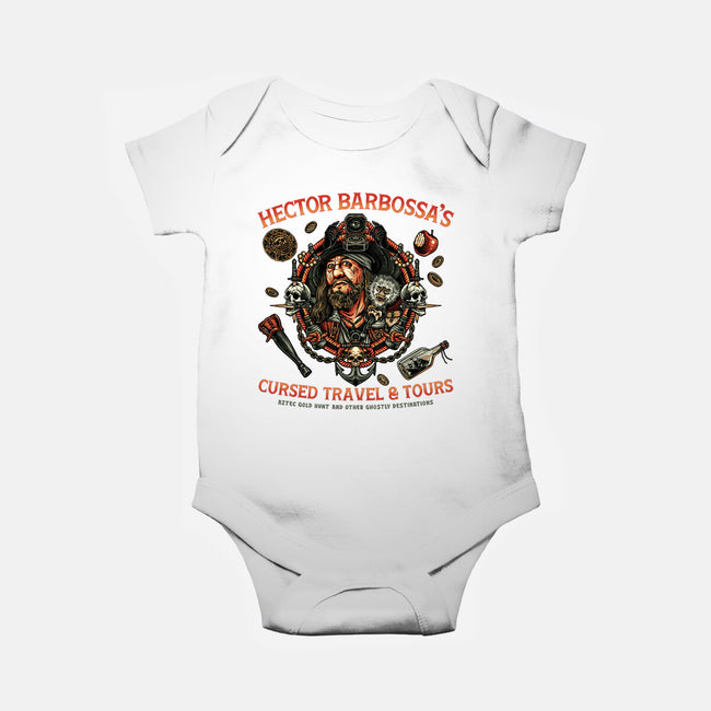 Cursed Travel And Tours-Baby-Basic-Onesie-glitchygorilla