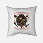 Cursed Travel And Tours-None-Removable Cover-Throw Pillow-glitchygorilla