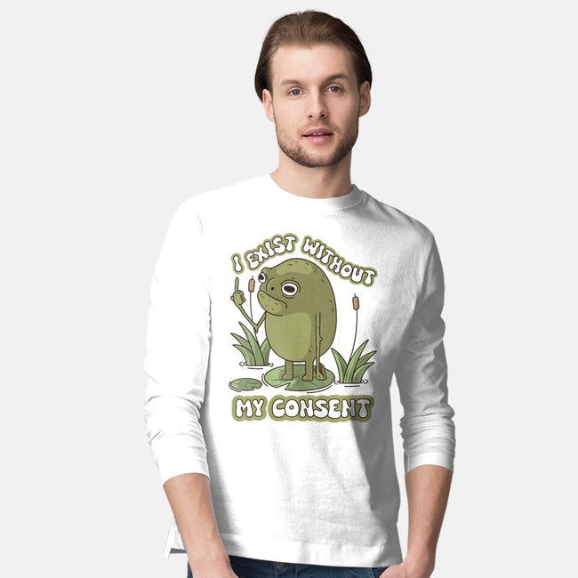 Without My Consent-Mens-Long Sleeved-Tee-Claudia