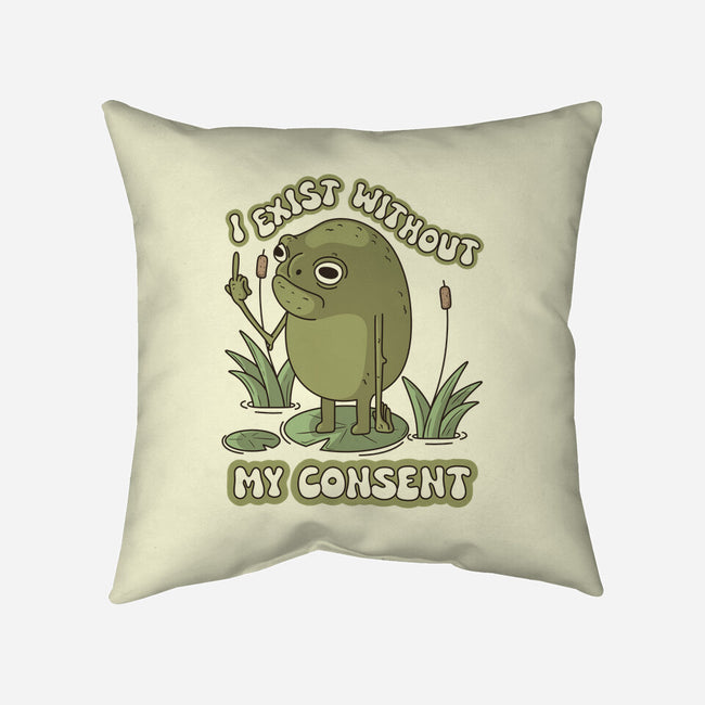 Without My Consent-None-Removable Cover w Insert-Throw Pillow-Claudia