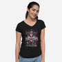 Sorcerer King Of Curses-Womens-V-Neck-Tee-Diego Oliver