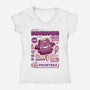 Deviruchi Ice Cream-Womens-V-Neck-Tee-LAGELANTEE