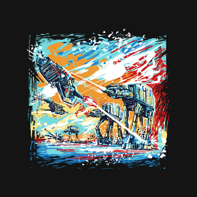 Hoth Painting-Womens-Racerback-Tank-zascanauta