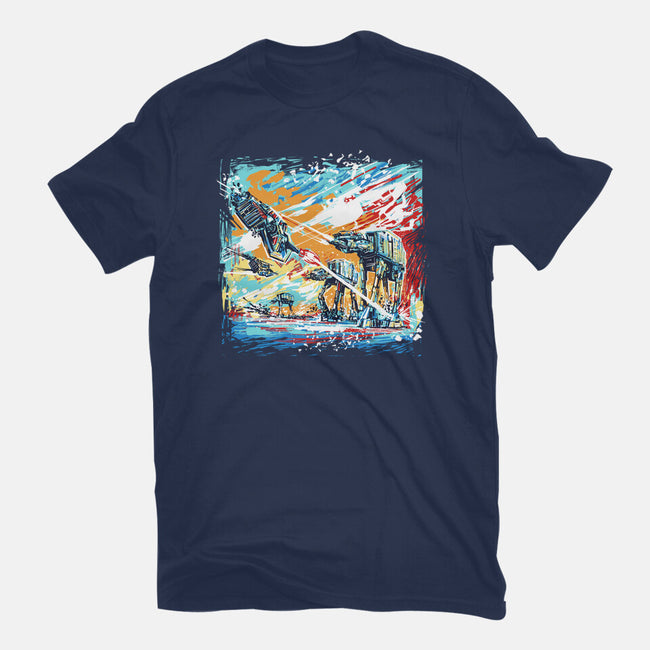 Hoth Painting-Mens-Heavyweight-Tee-zascanauta