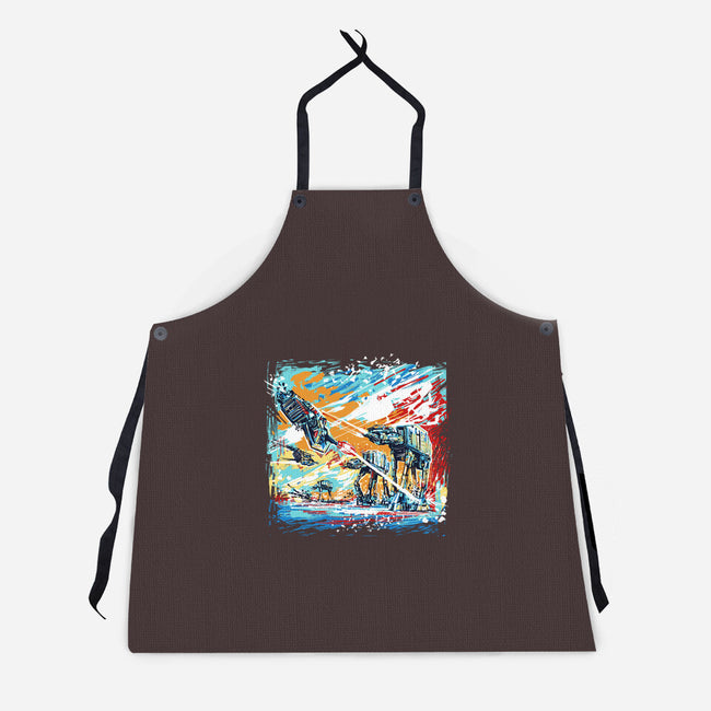 Hoth Painting-Unisex-Kitchen-Apron-zascanauta