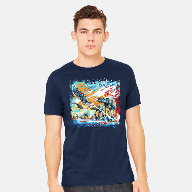 Hoth Painting-Mens-Heavyweight-Tee-zascanauta