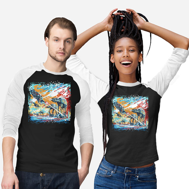 Hoth Painting-Unisex-Baseball-Tee-zascanauta