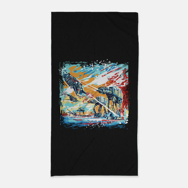 Hoth Painting-None-Beach-Towel-zascanauta