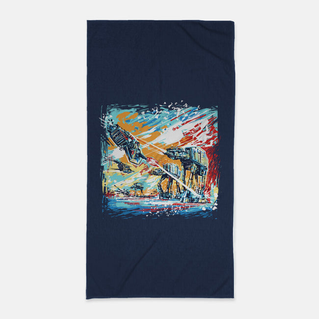 Hoth Painting-None-Beach-Towel-zascanauta