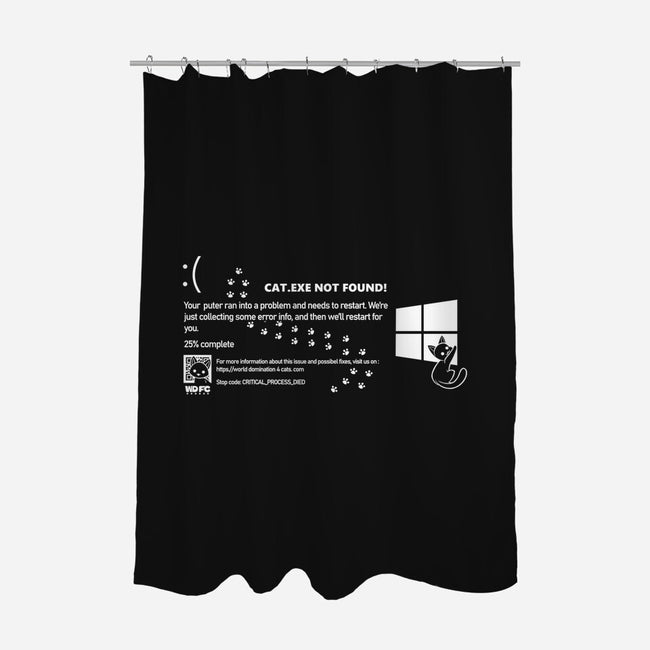 Cat Windows Crash-None-Polyester-Shower Curtain-worlddominationforcats