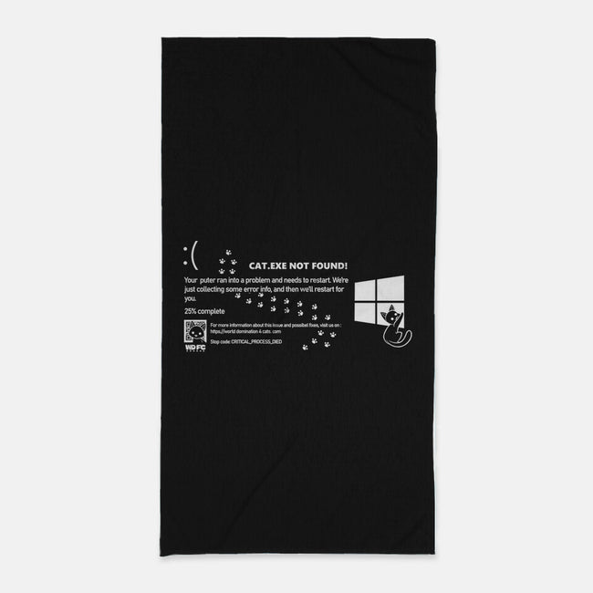 Cat Windows Crash-None-Beach-Towel-worlddominationforcats