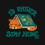 Rather Stay Home-Unisex-Crew Neck-Sweatshirt-worlddominationforcats