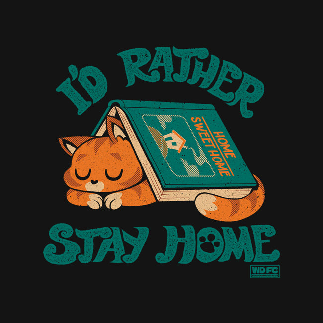 Rather Stay Home-Unisex-Baseball-Tee-worlddominationforcats