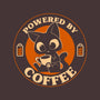 Powered By Coffee Cat-Mens-Basic-Tee-worlddominationforcats