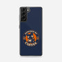 Powered By Coffee Cat-Samsung-Snap-Phone Case-worlddominationforcats