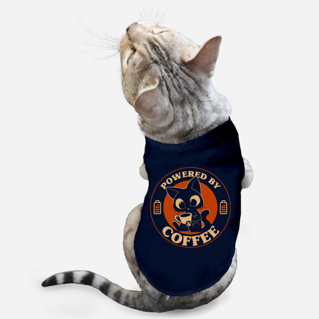 Powered By Coffee Cat-Cat-Basic-Pet Tank-worlddominationforcats