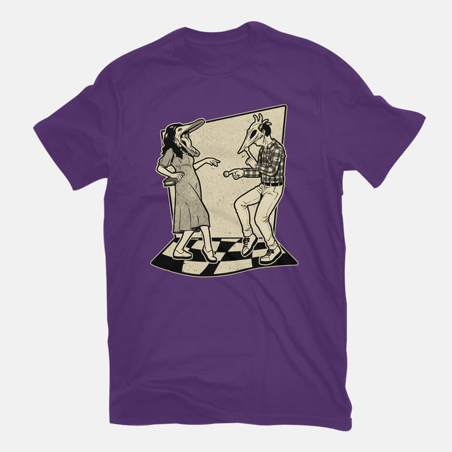 Ghost Couple Dance-Womens-Basic-Tee-Studio Mootant