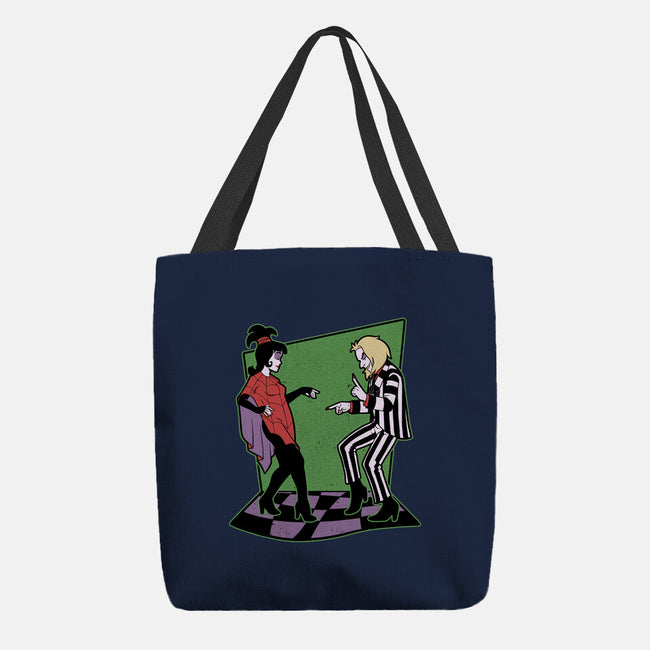 Beetle And Girl Dance-None-Basic Tote-Bag-Studio Mootant