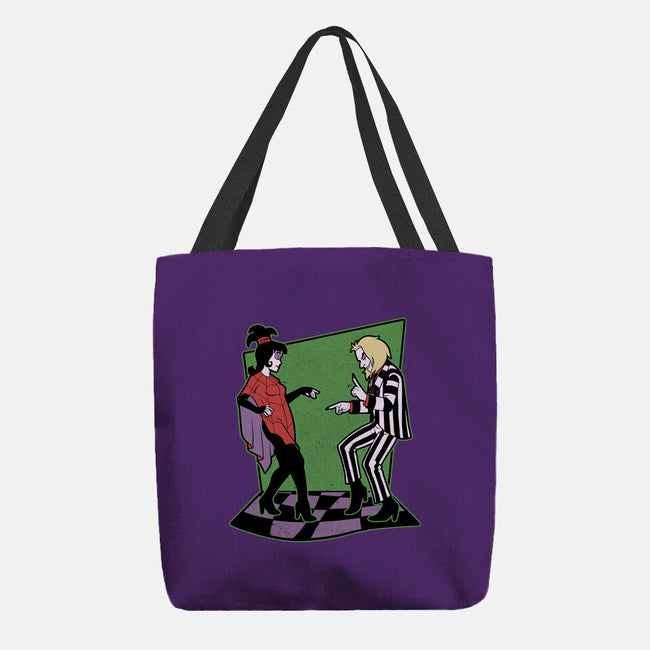 Beetle And Girl Dance-None-Basic Tote-Bag-Studio Mootant