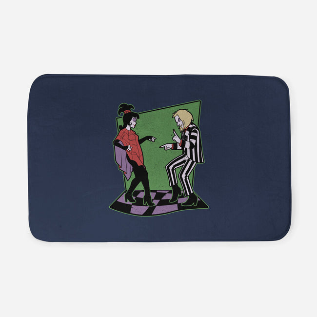 Beetle And Girl Dance-None-Memory Foam-Bath Mat-Studio Mootant