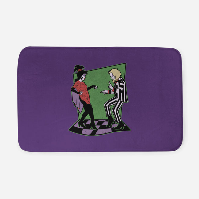 Beetle And Girl Dance-None-Memory Foam-Bath Mat-Studio Mootant