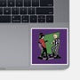 Beetle And Girl Dance-None-Glossy-Sticker-Studio Mootant