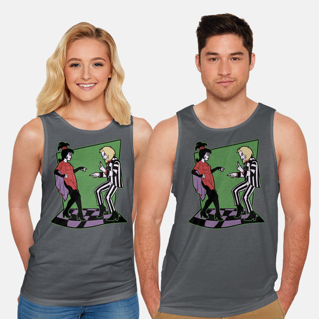 Beetle And Girl Dance-Unisex-Basic-Tank-Studio Mootant