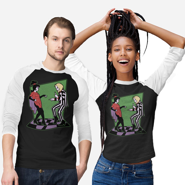 Beetle And Girl Dance-Unisex-Baseball-Tee-Studio Mootant