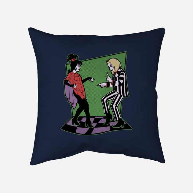 Beetle And Girl Dance-None-Removable Cover w Insert-Throw Pillow-Studio Mootant