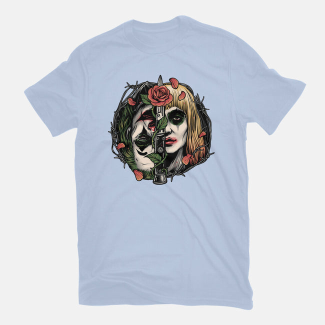 Strange Couple-Unisex-Basic-Tee-glitchygorilla