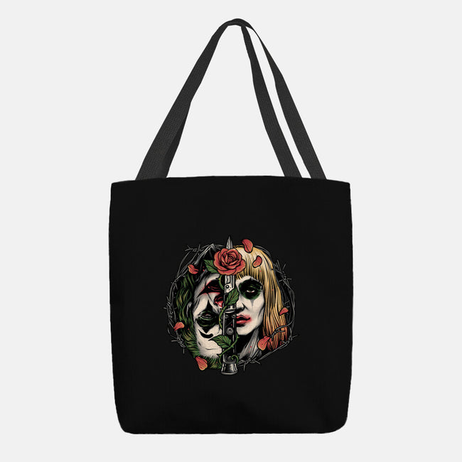 Strange Couple-None-Basic Tote-Bag-glitchygorilla