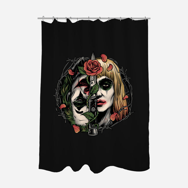 Strange Couple-None-Polyester-Shower Curtain-glitchygorilla