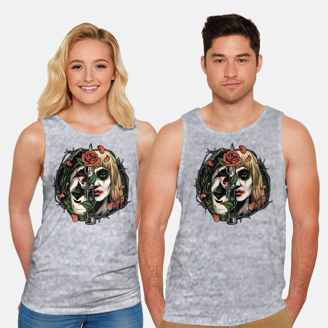 Strange Couple-Unisex-Basic-Tank-glitchygorilla