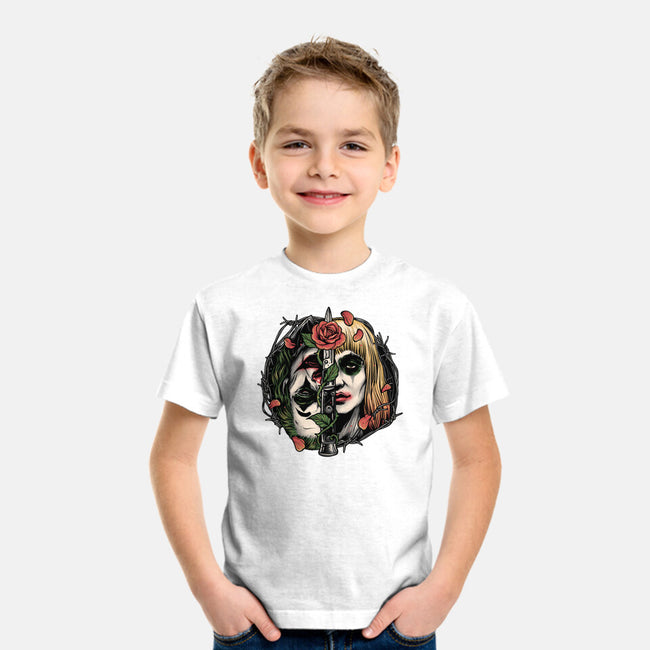 Strange Couple-Youth-Basic-Tee-glitchygorilla