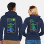 Leo Tarot Card-Unisex-Zip-Up-Sweatshirt-naomori